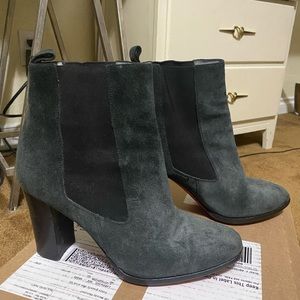 Christian Louboutin grey booties